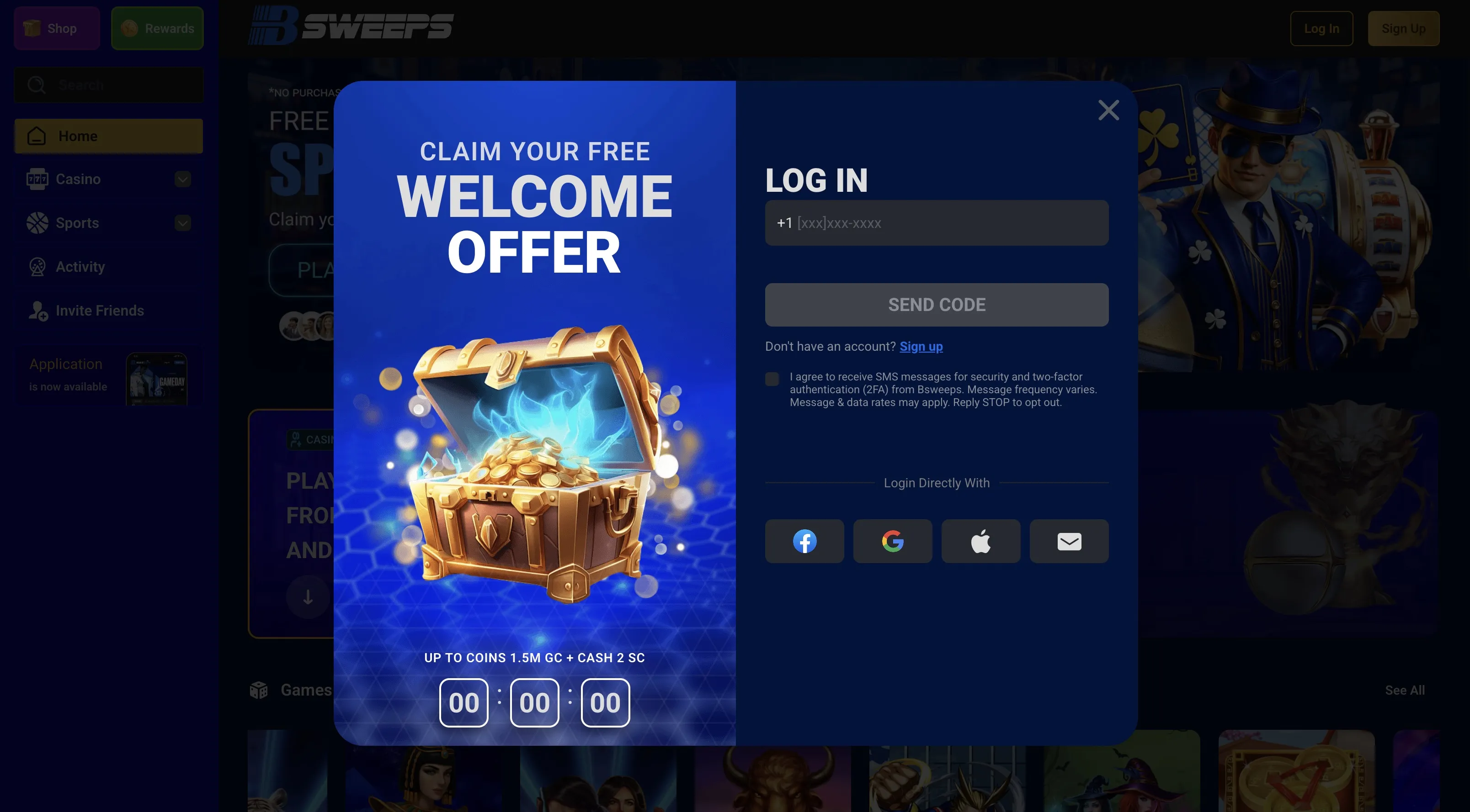 Bsweeps screenshot 2