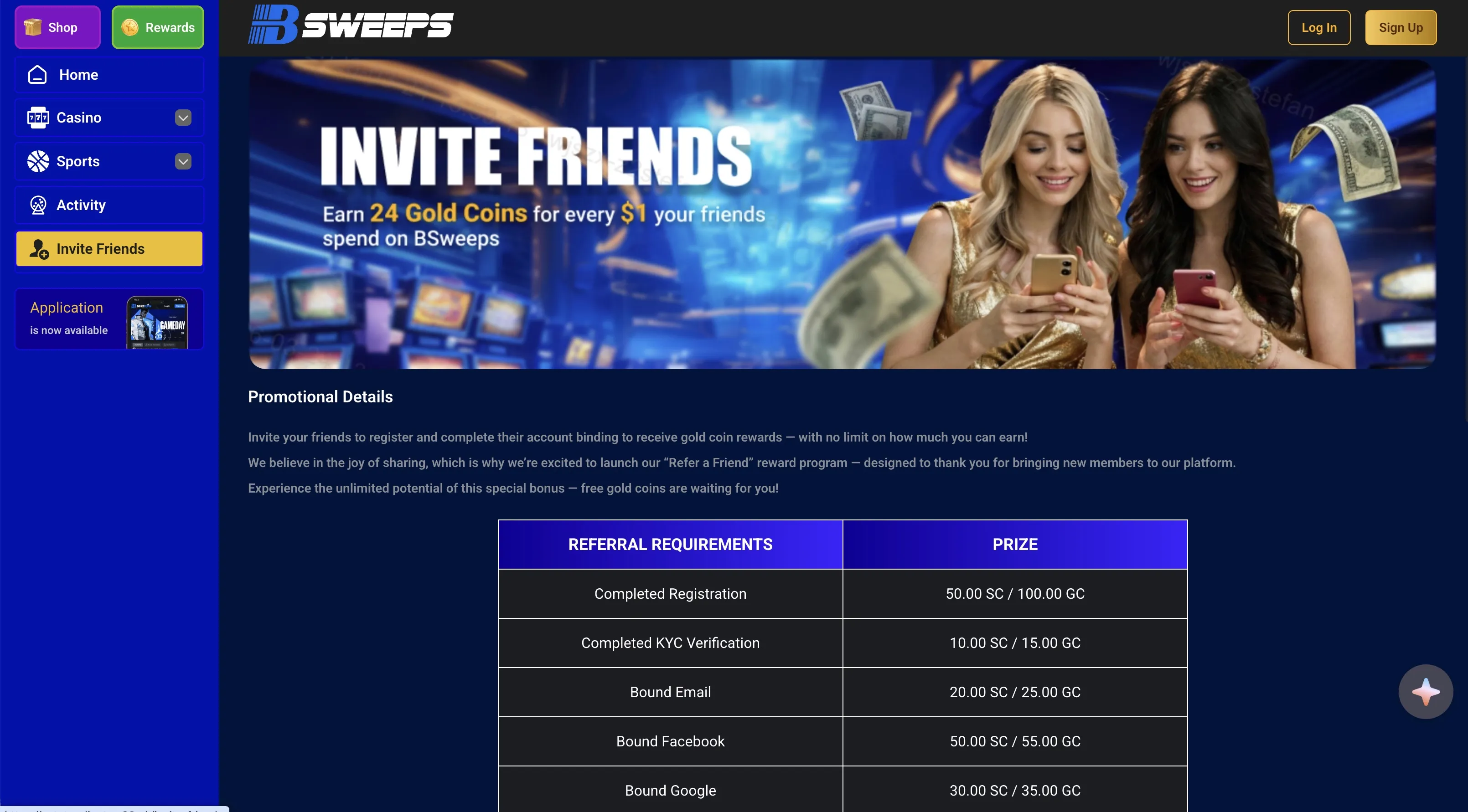 Bsweeps screenshot 4